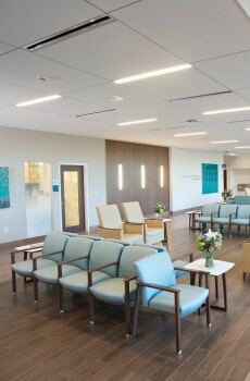 Ricambio d'aria esterno filtrato dalle micropolveri per le sale d'aspetto